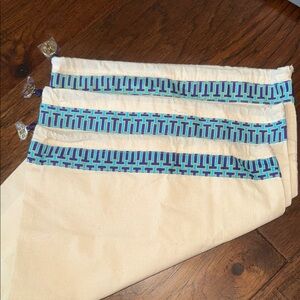 Set of 3 TORY BURCH shoe dust bags